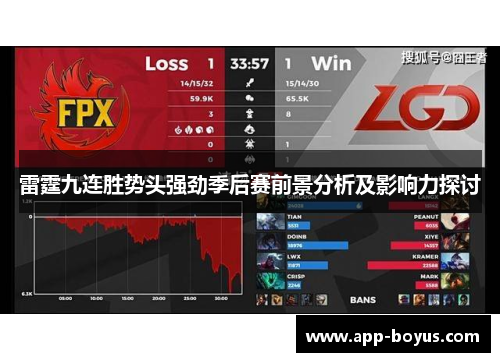 雷霆九连胜势头强劲季后赛前景分析及影响力探讨